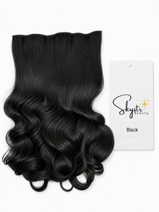 Skystr Beauty Japanese Kanekalon Hair Extension Clip In Wavy 56cm 180g Heat Resistant Synthetic Hair