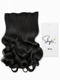Skystr Beauty Japanese Kanekalon Hair Extension Clip In Wavy 56cm 180g Heat Resistant Synthetic Hair