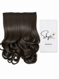 Skystr Beauty Japanese Kanekalon Hair Extension Clip In Wavy 56cm 180g Heat Resistant Synthetic Hair