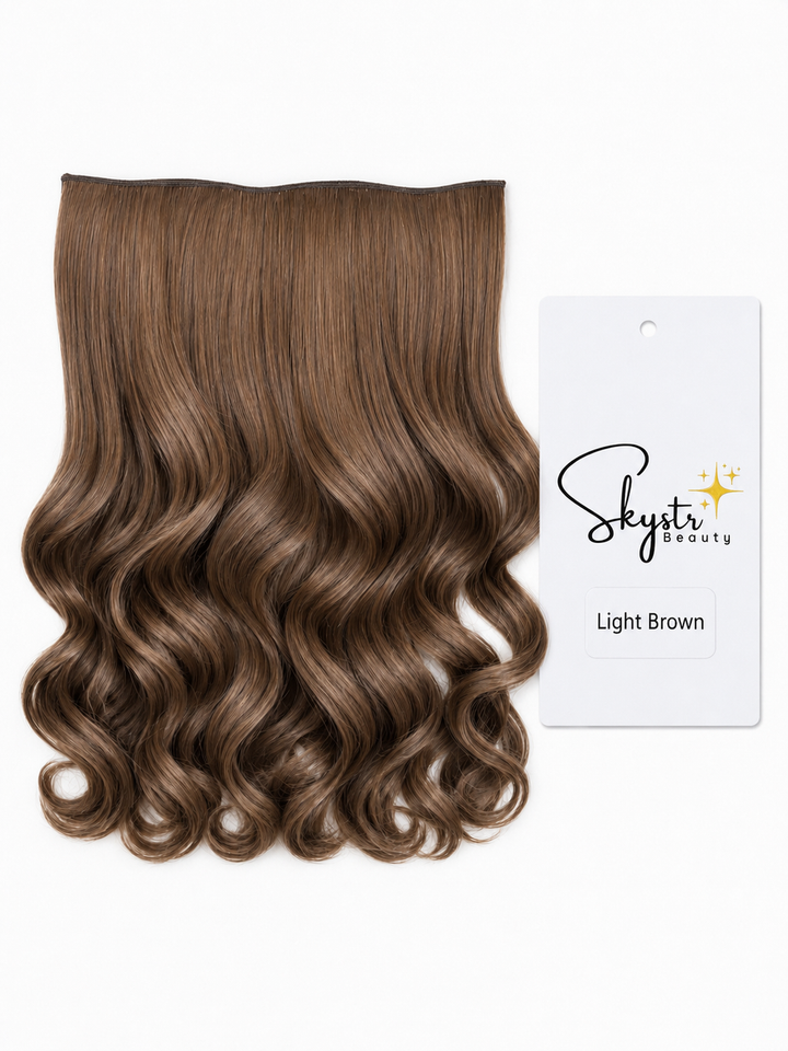 Skystr Beauty Japanese Kanekalon Hair Extension Clip In Wavy 56cm 180g Heat Resistant Synthetic Hair