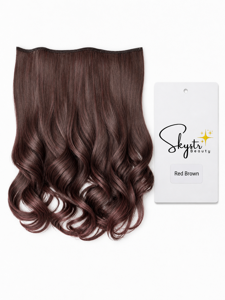 Skystr Beauty Japanese Kanekalon Hair Extension Clip In Wavy 56cm 180g Heat Resistant Synthetic Hair